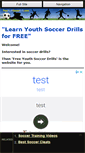 Mobile Screenshot of freeyouthsoccerdrills.com